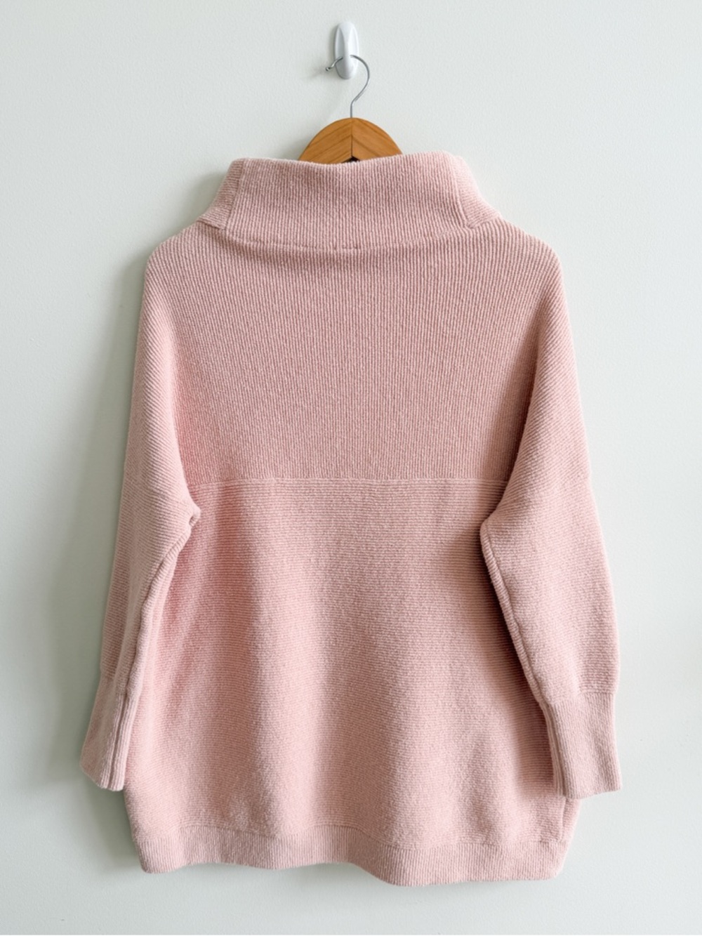 FREE PEOPLE • Ottoman Slouchy Tunic in Pale Pink - Picture 5 of 8